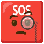pulsante SOS + faccina con monocolo
