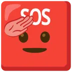 pulsante SOS + faccina che fa il saluto