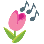 Tulpe + Musiknoten