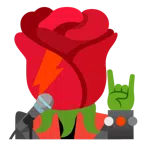 rosa + micrófono