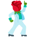 rosa + bola de espejos