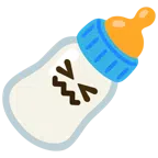 ขวดนม + หน้ารำคาญ