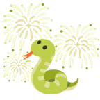 fuochi d’artificio + serpente