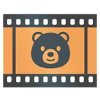 pellicola cinematografica + orso