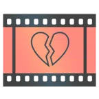 pellicola cinematografica + cuore infranto