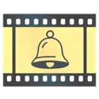 pellicola cinematografica + campana