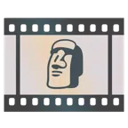 pellicola cinematografica + Moai
