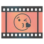 pellicola cinematografica + faccina che manda un bacio
