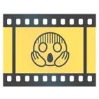 pellicola cinematografica + faccina terrorizzata