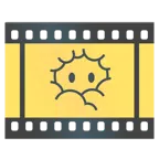 pellicola cinematografica + testa tra le nuvole