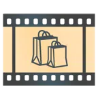 pellicola cinematografica + borse della spesa