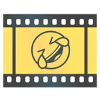pellicola cinematografica + ridere a crepapelle