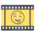 pellicola cinematografica + faccina che sbava