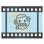 pellicola cinematografica + faccina congelata