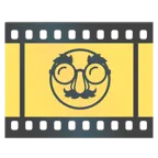 pellicola cinematografica + faccina travestita