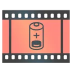 pellicola cinematografica + batteria scarica