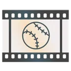 pellicola cinematografica + palla da baseball