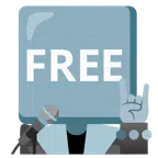 microfono + pulsante FREE