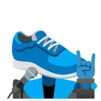 microfono + scarpa sportiva