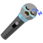microfono + faccina che dorme