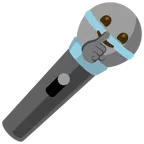 microfono + faccina che zittisce