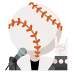 microfono + palla da baseball