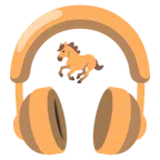cuffie + cavallo