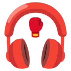 cuffie + guantone da pugilato