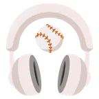 cuffie + palla da baseball
