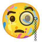 tavolozza + faccina con monocolo