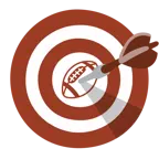 bersaglio + football americano
