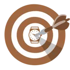 bersaglio + orologio