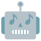 Musiknoten + Roboter