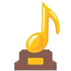 coppa + note musicali