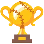 coppa + palla da baseball
