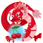 Drache + Kirschen