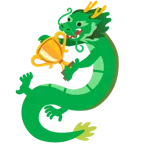 Drache + Pokal
