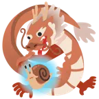 Drache + Schnecke
