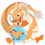 Drache + Pferd