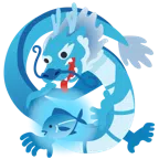 Drache + Fisch