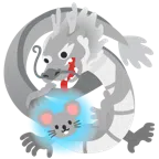 Drache + Mäusegesicht