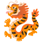 Drache + Tigergesicht