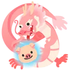 Drache + Schweinegesicht