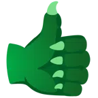 Drache + Daumen hoch