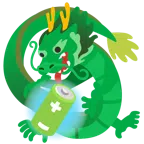 Drache + Batterie