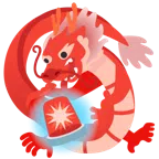 Drache + Polizeilicht