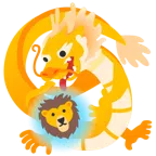 Drache + Löwe