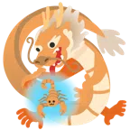 Drache + Skorpion