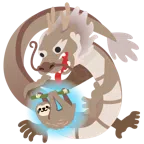 Drache + Faultier