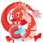 Drache + Magnet